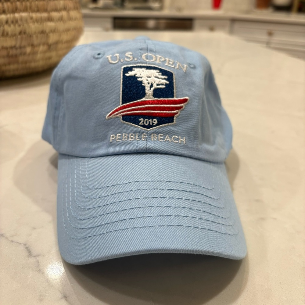 NWOT U.S. Open 2019 Pebble Beach light blue USGA Member baseball hat